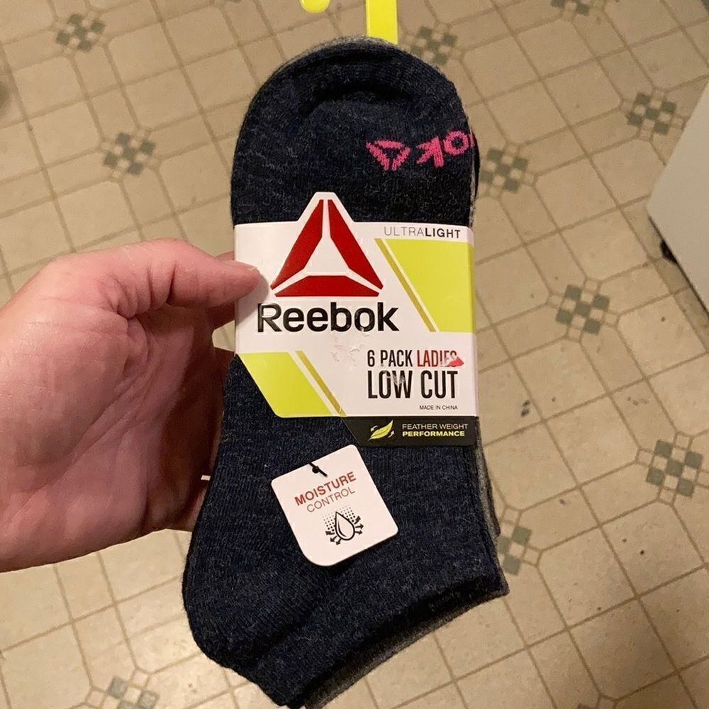 Reebok Ladies Low Cut Socks 6 pk